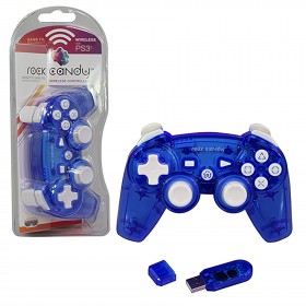 PS3 - Controller - Wireless - Rock Candy - Blue (PDP)