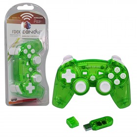 PS3 - Controller - Wireless - Rock Candy - Green (PDP)