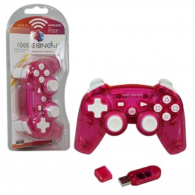PS3 - Controller - Wireless - Rock Candy - Pink (PDP)