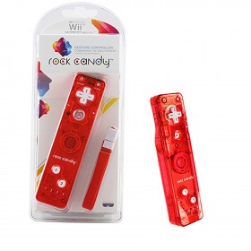 Wii - Controller - Rock Candy - Red (PDP)