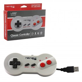 USB - Controller - Wired - NES Dogbone Shape (Retrolink)