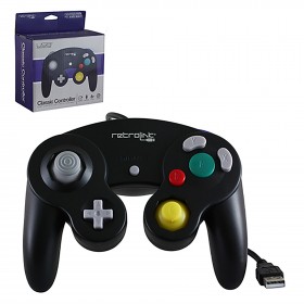 PC - Controller - Wired - Gamecube Style - USB Controller for PC&Mac - Black (Retrolink)