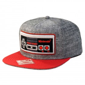 Novelty - Hats - Nintendo - Controller Gray Snapback
