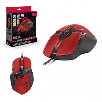 PC - Kudos Gaming Mouse - Laser Sensor - Red