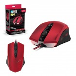 PC - Ledos Gaming Mouse - Optical Sensor - Red