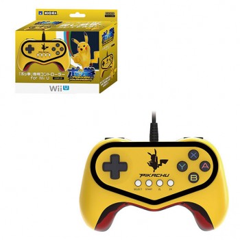 Wii U - Controller - Wired - Pikachu Pokken Tournament Pro Pad Limited Edition - Japan (Hori)