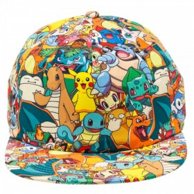 Novelty - Hats - Pokemon - All Over Sublimated Snapback