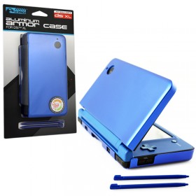 DSI XL Case Aluminum Armor Case&Dual Stylus Set Aqua Blue (KMD Komodo)