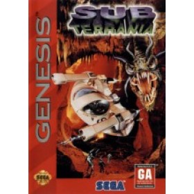 Sega Genesis Sub Terrania Pre-Played - GEN