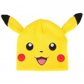 Novelty - Hats - Pokemon - Pikachu Beanie With Ears