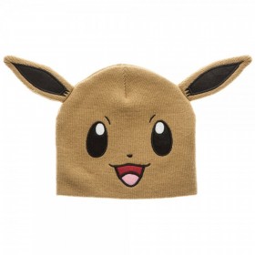Novelty - Hats - Pokemon - Eevee Bigface Beanie