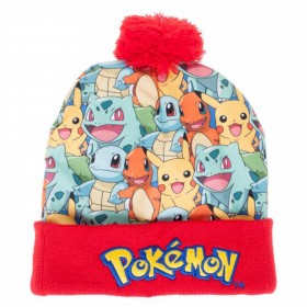 Novelty - Hats - Pokemon - Pokemon Sublimated Pom Beanie
