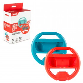 Switch - Grip - Joy-Con Racing Wheels - Dual Pack - Blue/Red (KMD)