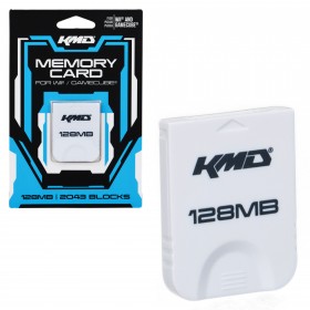 Wii Memory Card Also Gamecube Compatible - 128MB - 2043 Blocks