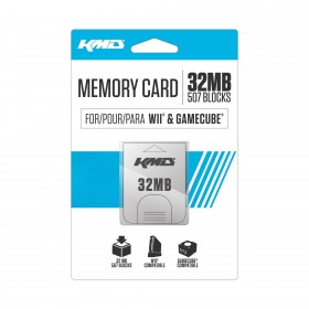 Wii 32MB Memory Card Also For Gamecube Compatible - 507 Blocks