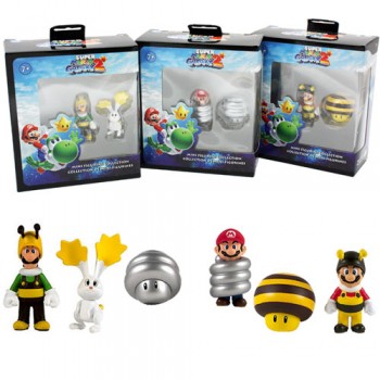 Mario Galaxy 2 Toys Mini Figurines Wave 1 Set Of 12