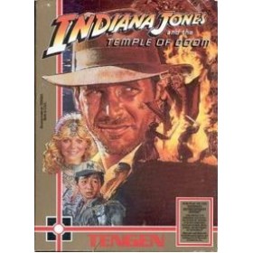 Original Nintendo Indiana Jones and the Temple of Doom TENGEN Pre-Played - NES