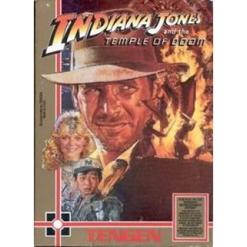 Original Nintendo Indiana Jones and the Temple of Doom TENGEN Pre-Played - NES