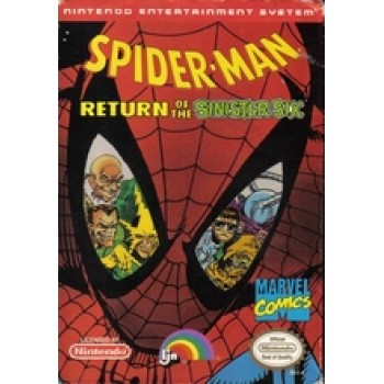 Original Nintendo Spiderman Sinister Six Pre-Played - NES