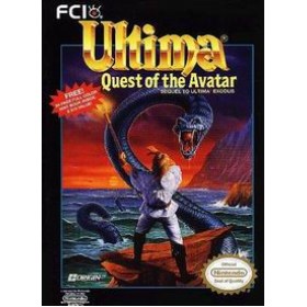 Ultima: Quest of the Avatar Complete in Original Packaging with Manual and Map - NES