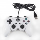 PS3 - Controller - Wired - USB Controller - PC Compatible - White (TTX Tech)