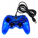 PS3 - Controller - Wired - USB Controller - PC Compatible - Clear Blue (TTX Tech)