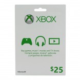 Xbox 360 Subscription Card Xbox Live $25 (microsoft) 885370611243