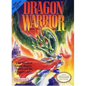 Original Nintendo Dragon Warrior Pre-Played - NES