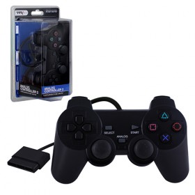 PS2 Dual Shock Controller PS2 Controller Wired Dual Shock 2 Style Black Pad