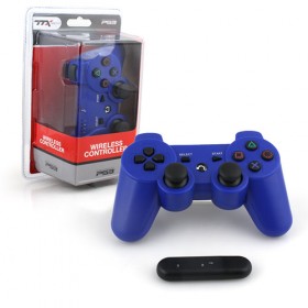 PS3 Blue Wireless Controller 2.4 GhZ Blue Playstation 3