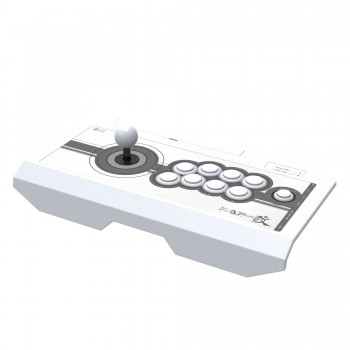 White PS4 Kai Arcade Fight Stick Controller by Hori Real Arcade Pro.