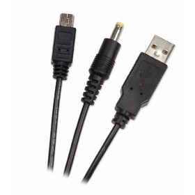 PSP/PS3 Universal 2 in 1 Data & USB Charge Cable Multi Device Compatible