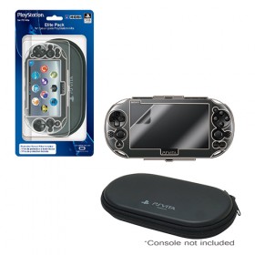 Psvita 2000 Bundle Elite Pack Hard Pouch Protector And Screen Filter (hori)