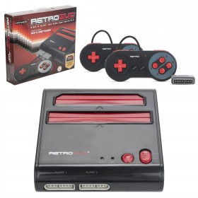 RetroDuo - Console - SNES&NES Dual 2in1 System - Red/Black (Retro-Bit)