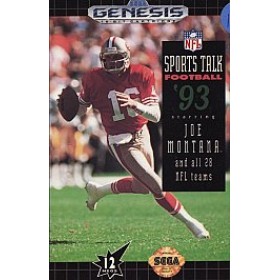 Sega Genesis NFL Sports Talk Football '93 Starring Joe Montana Pre-Played - GENESIS
