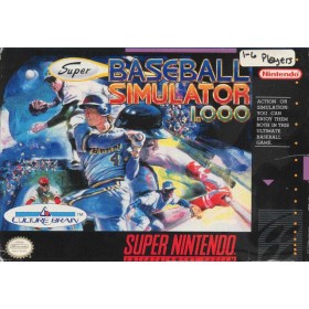 Super Nintendo Super Baseball Simulator 1.000 Pre-Played - SNES