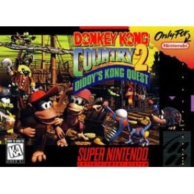 Super Nintendo Donkey Kong Country 2 Diddy's Kong Quest SNES - Game Only