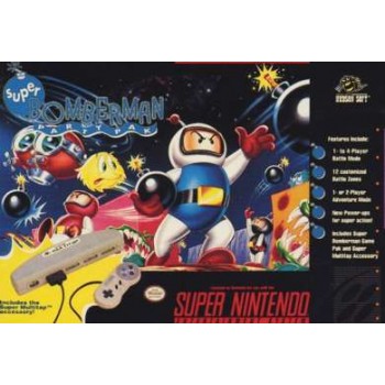 Super Nintendo Super Bomberman - SNES Super Bomber Man - Game Only