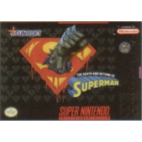 Super Nintendo The Death and Return of Superman Pre-Played - SNES