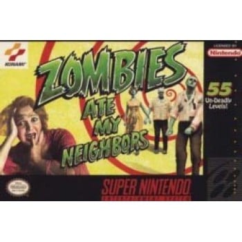 Super Nintendo Zombies Ate My Neighboors - SNES Zombies Ate My Neighboors - Game Only