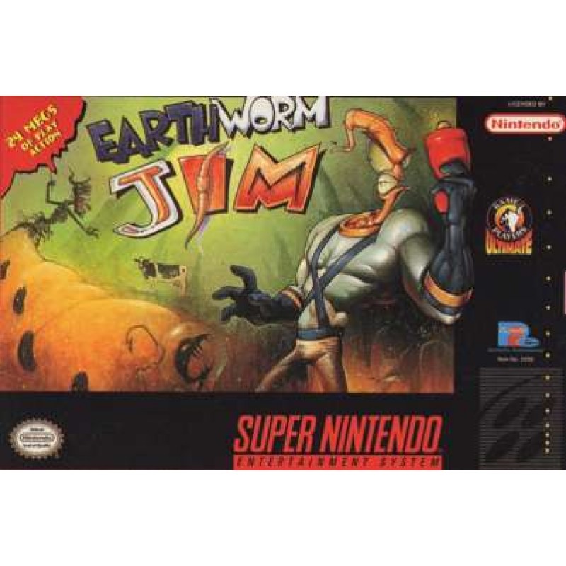 Retro TitanPlay 16 - Earthworm Jim - Super Nintendo 