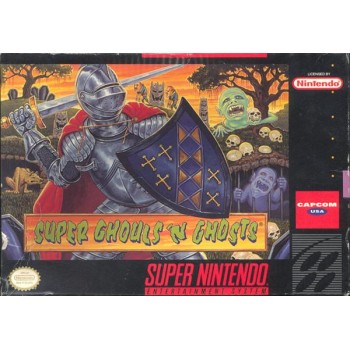 Super Nintendo Super Ghouls 'N Ghosts - SNES - Box With Insert