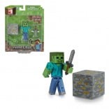 So Toy Minecraft Action Figure 3' Core Zombie With Accessory 9 Pack