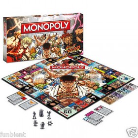 Street Fighter Monopoly Board Game Collectors Edition