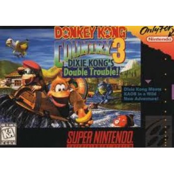 Super Nintendo Donkey Kong Country III Pre-Played - SNES