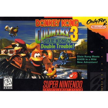 Super Nintendo Donkey Kong Country 3 Dixies Kong's Double Trouble - SNES Donkey Kong Country 3 - Game Only