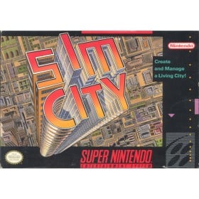 Super Nintendo Sim City - Sim City SNES - Game Only