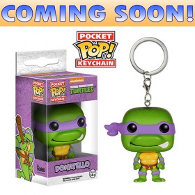 Toy Pocket Pop Keychain- Vinyl Figure Teenage Mutant Ninja Turtles Donatello