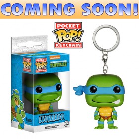 Toy Pocket Pop Keychain- Vinyl Figure Teenage Mutant Ninja Turtles Leonardo