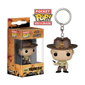 Toy Pocket Pop Keychain- Vinyl Figure The Walking Dead Rick Grimes